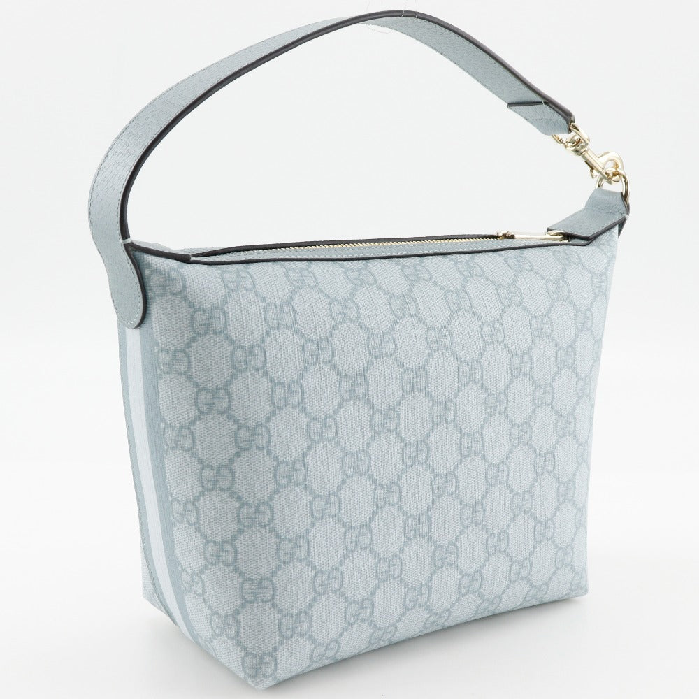 GUCCI Shoulder Bag 795170 8741 GG Supreme Canvas blue Ophidia Super Mini Shoulder