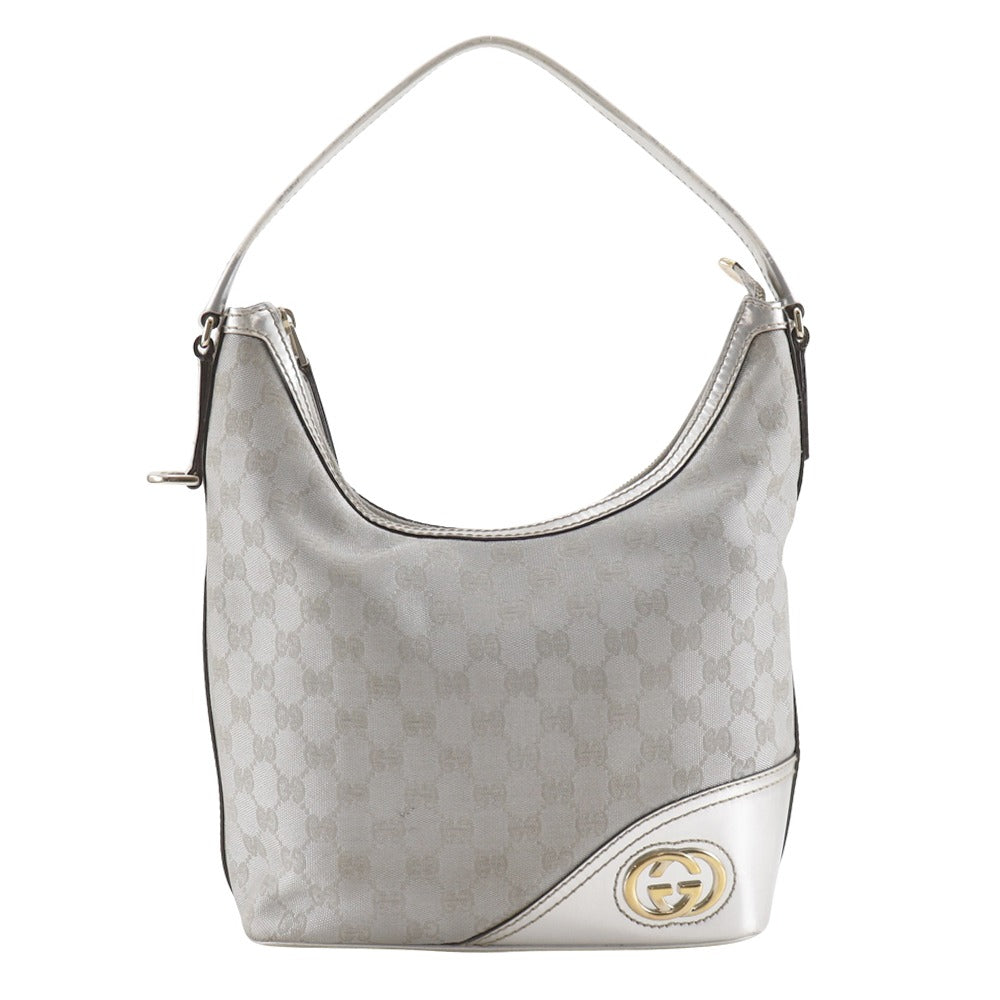 Gucci Interlocking G GG Canvas Shoulder Bag