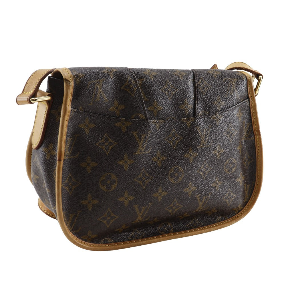 LOUIS VUITTON Shoulder Bag Monogram canvas Brown Menil Montan PM