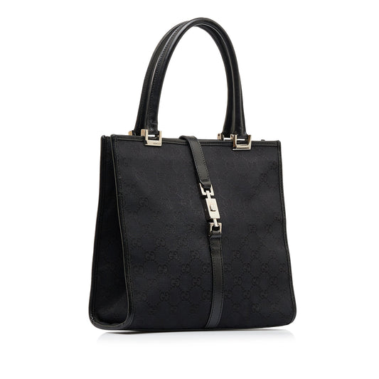 Gucci Leather Canvas Tote