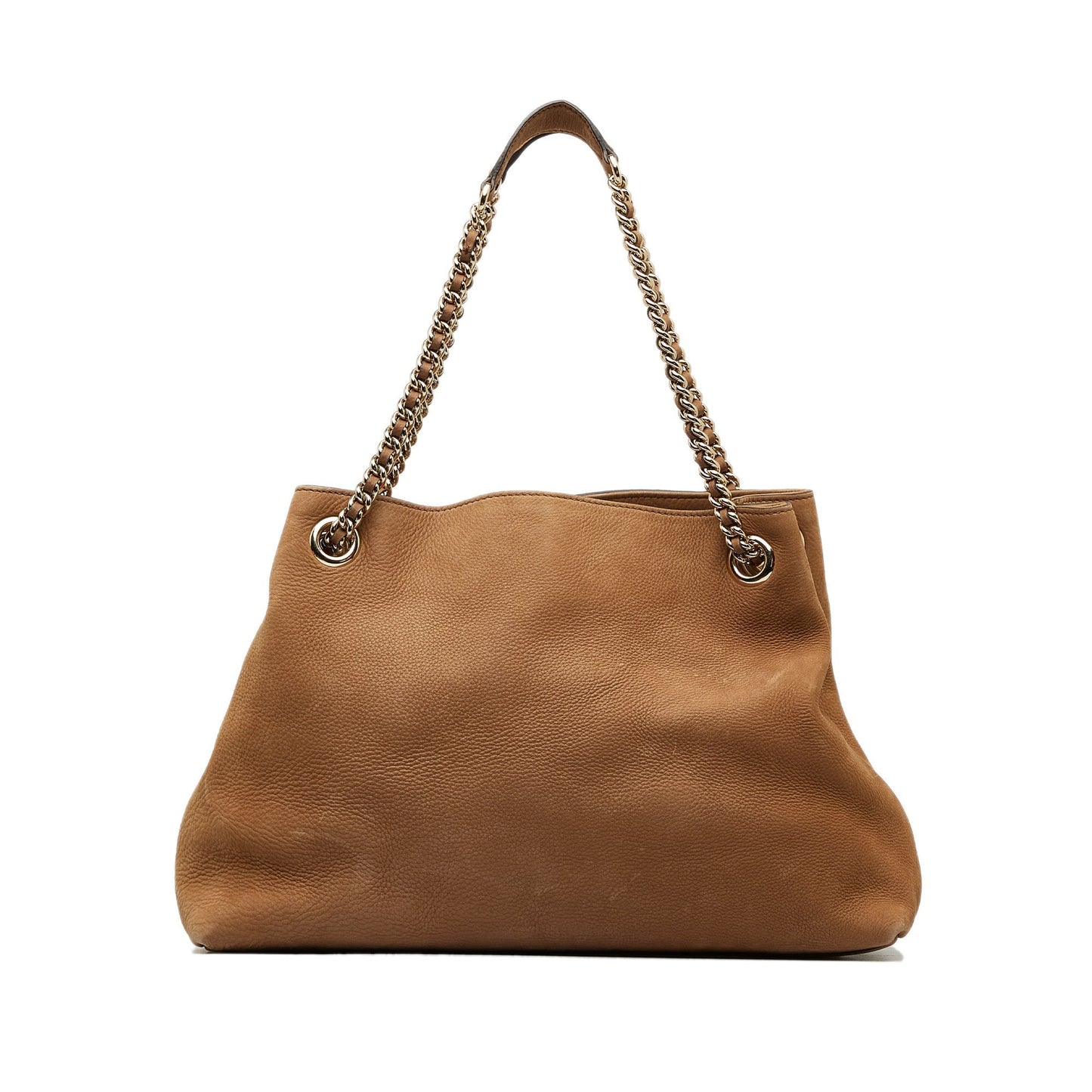 Gucci Soho Tan Leather Chain Tote