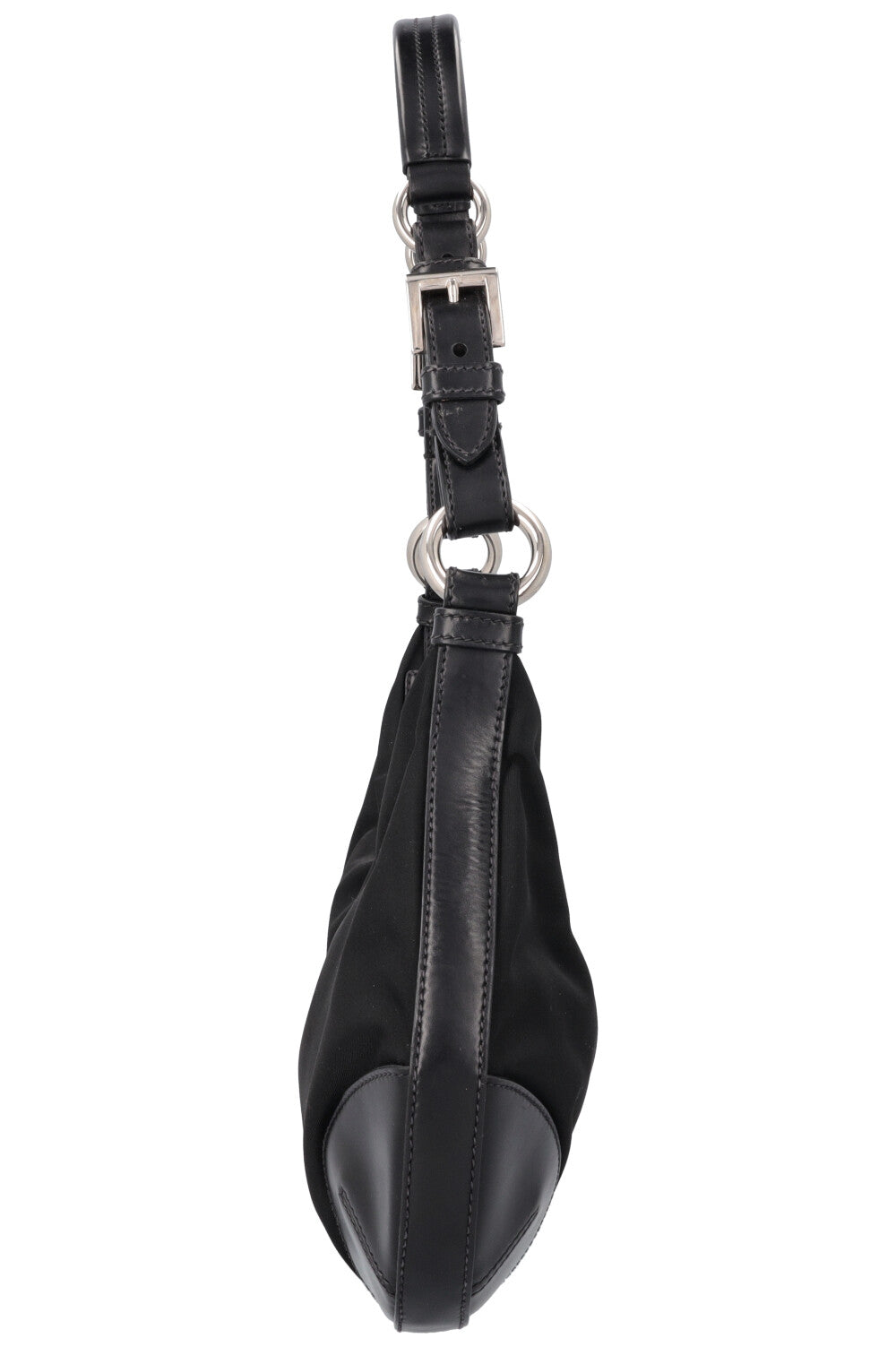 PRADA Nylon Logo Bag Black