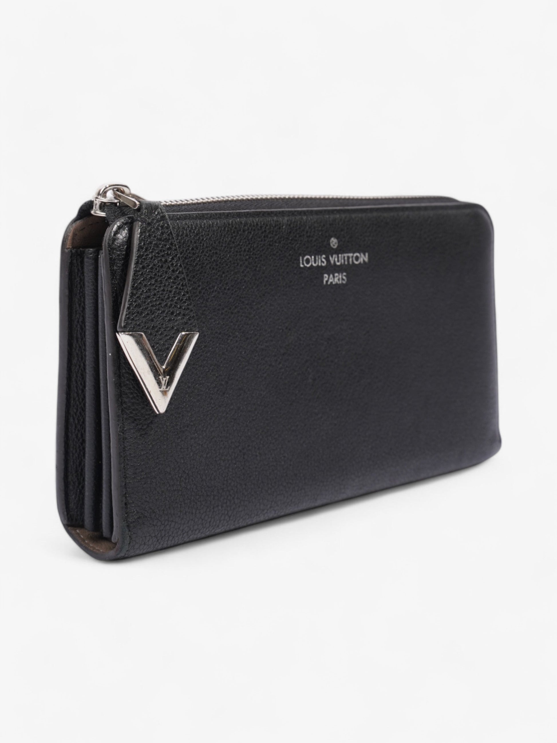 Louis Vuitton Comete Wallet Black Leather