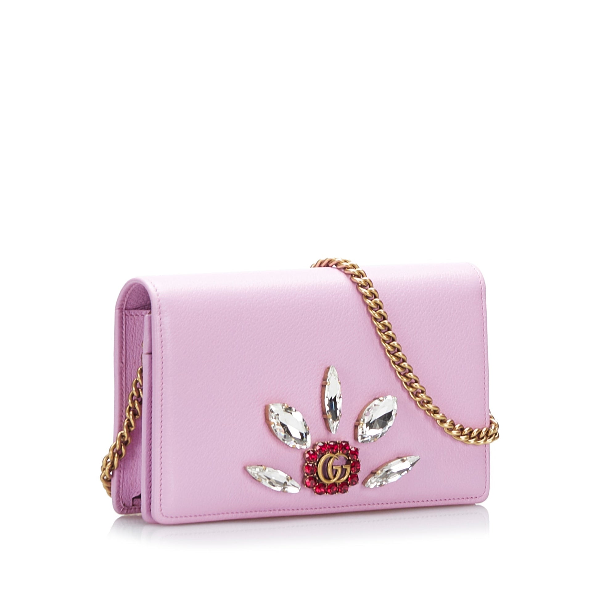 Gucci GG Marmont Leather Chain Crossbody Style 2