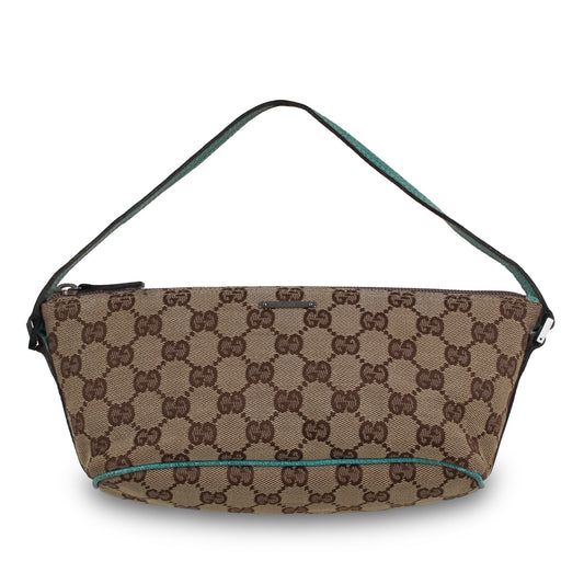 Gucci Monogram Pochette Leather Mini Shoulder Bag