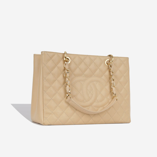 Chanel GST - Beige Caviar