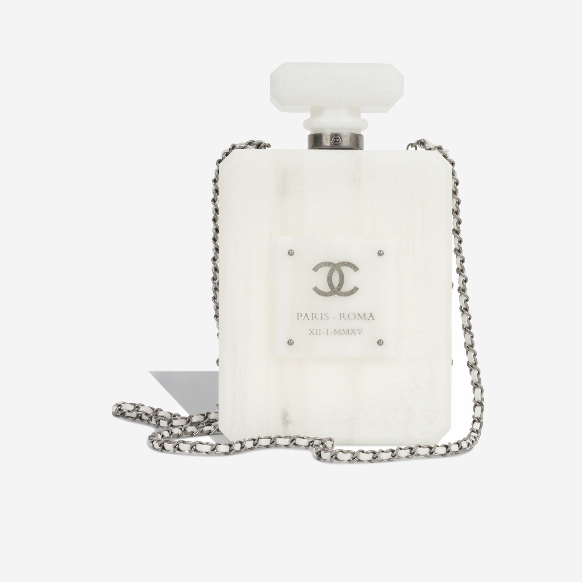 Chanel Plexiglass Paris-Rome Minaudiere