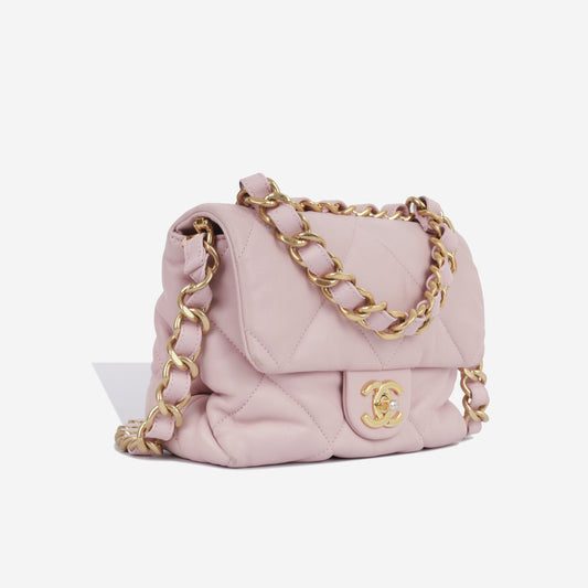Chanel Seasonal Square Flap - Pink Lambskin