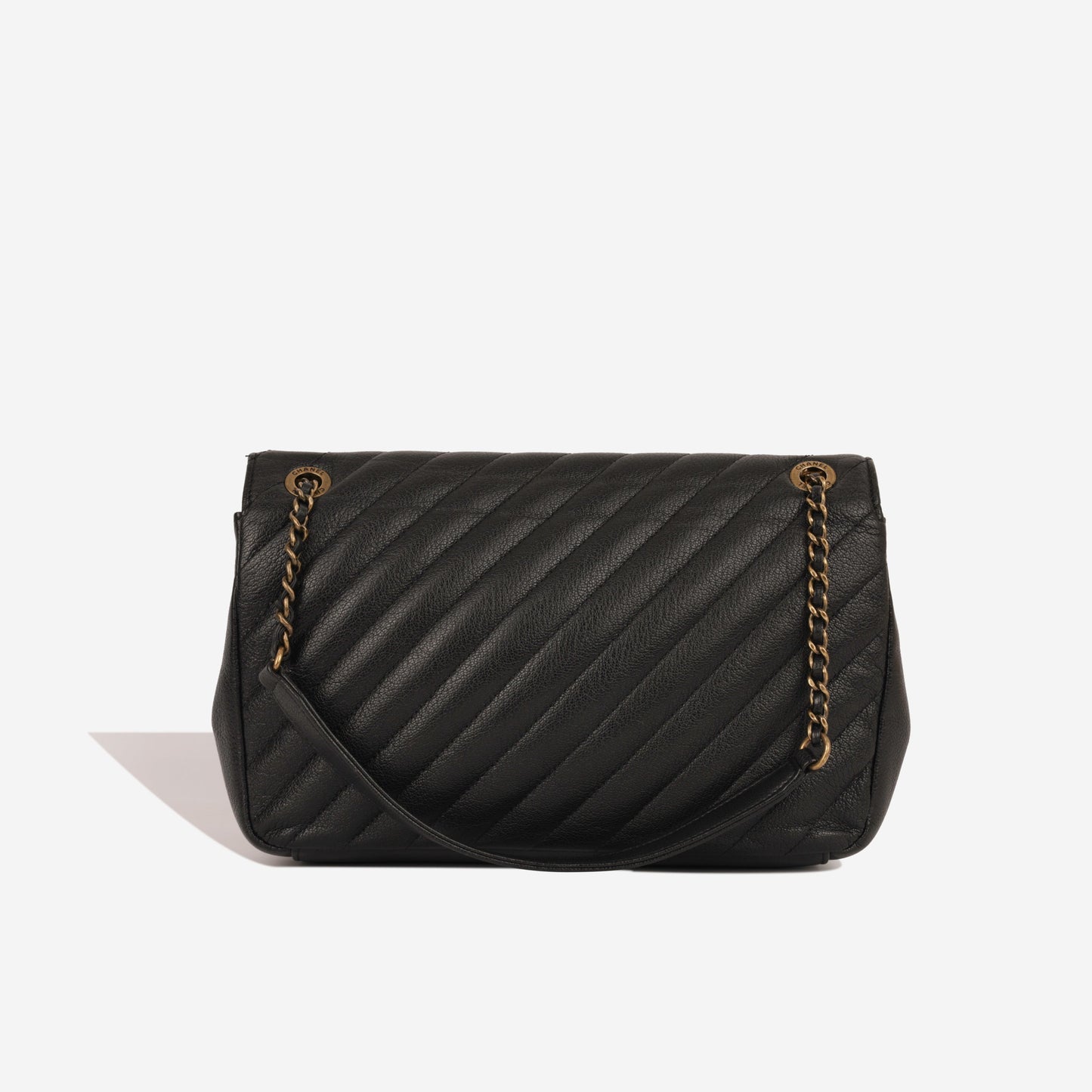 Chanel Diagonal Stripe Flap