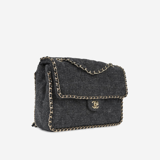 Chanel Coco Neige Chain Around Flap Bag
