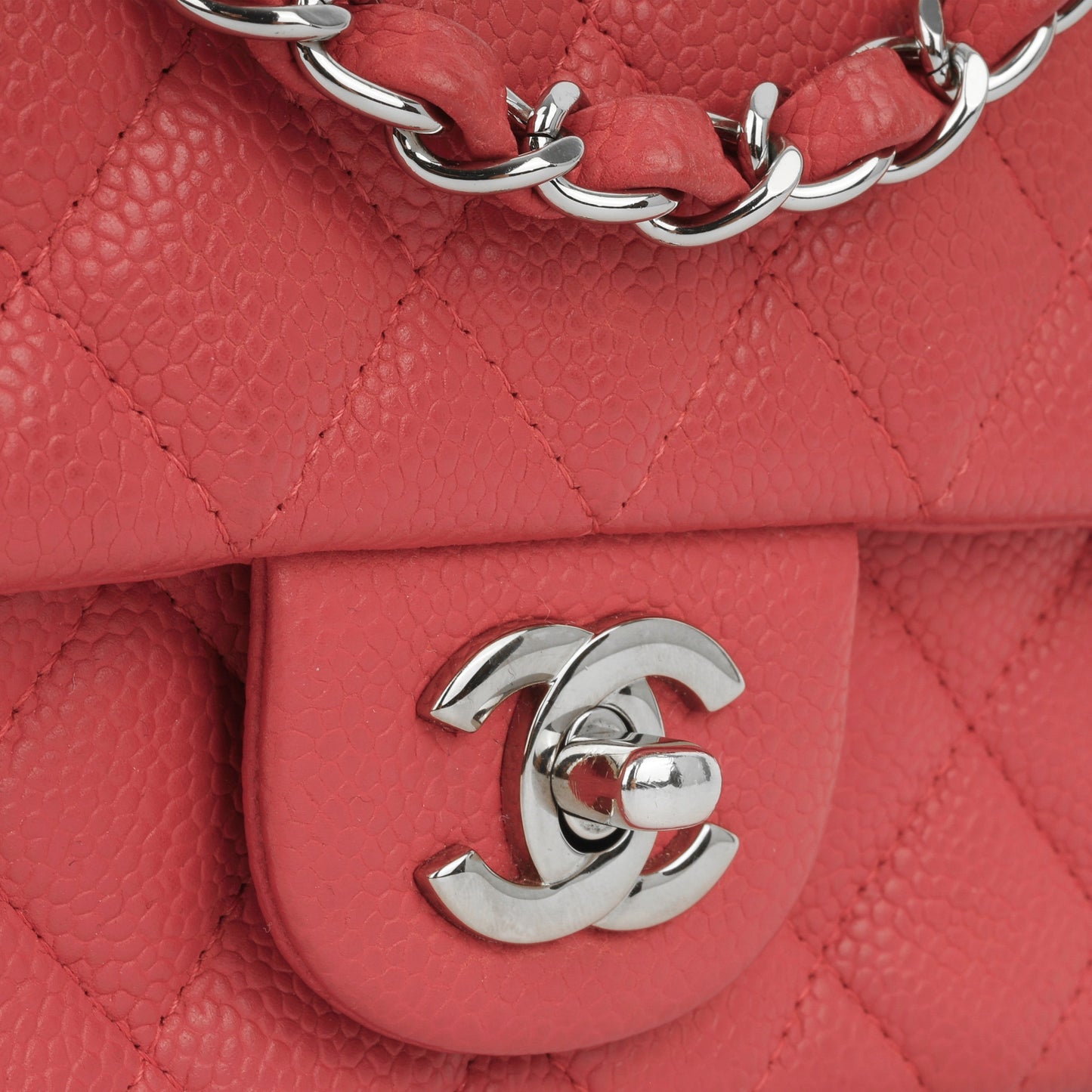 Chanel Mini Rectangular - Pink / Red