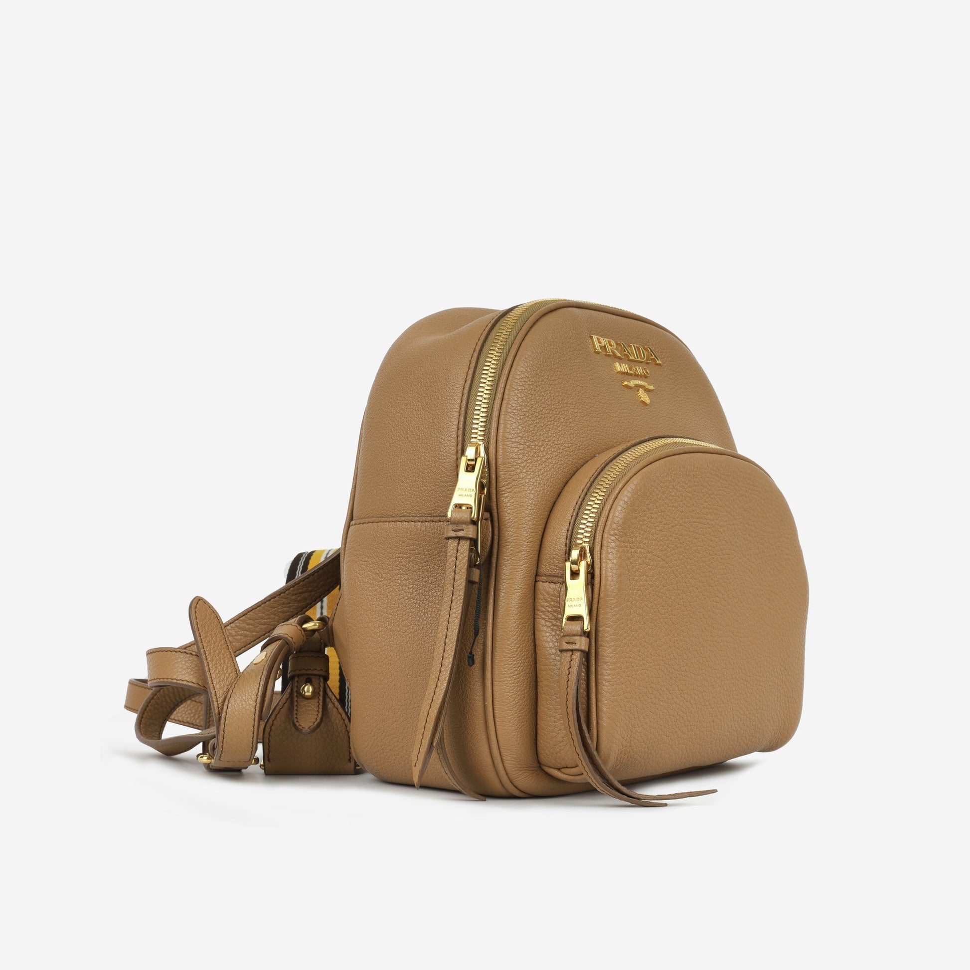 Prada Prada - Vitello Dano Zip Backpack