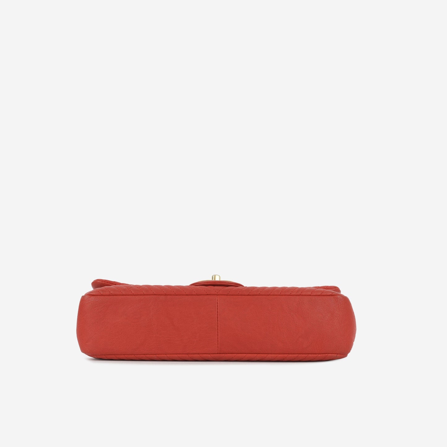 Chanel Chevron Medallion Flap - Red Chevron