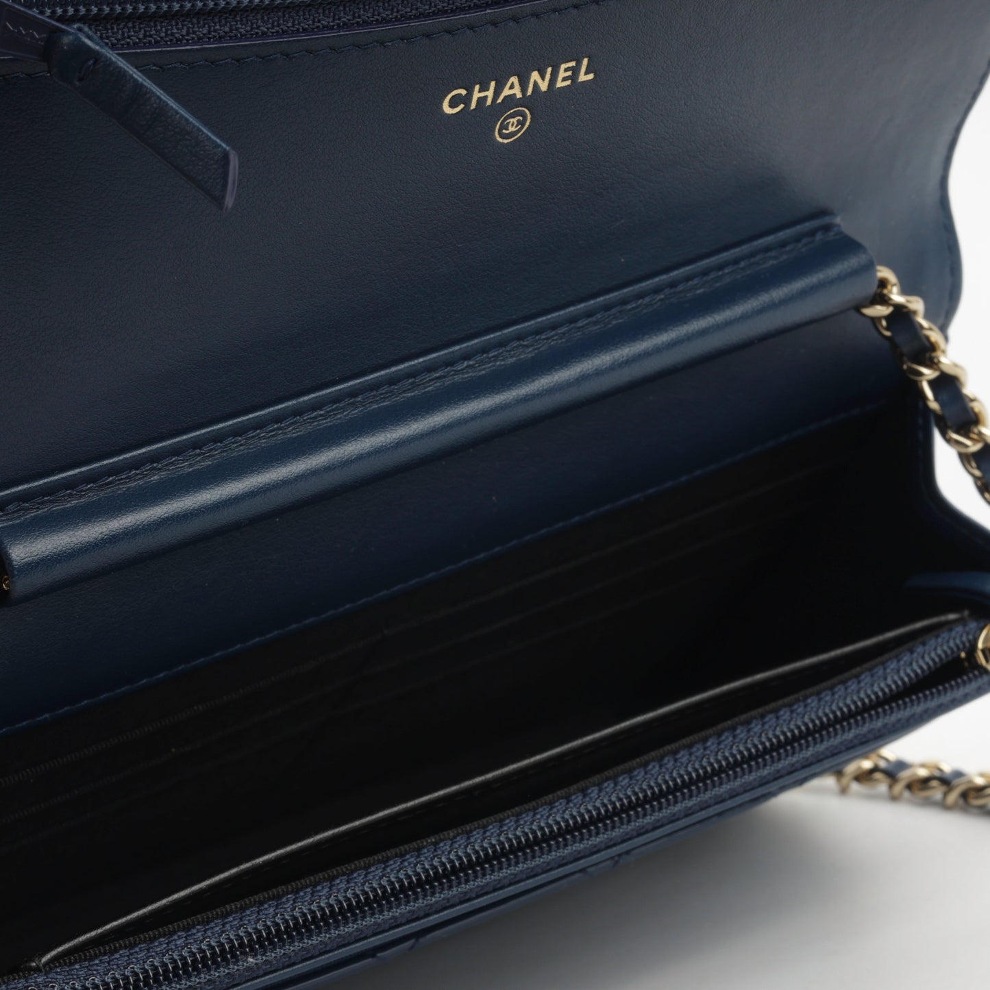 Chanel Classic Wallet on Chain