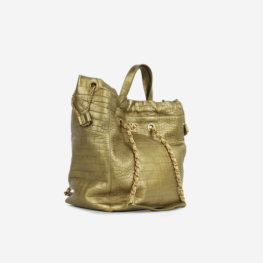Chanel Large Drawstring Hobo