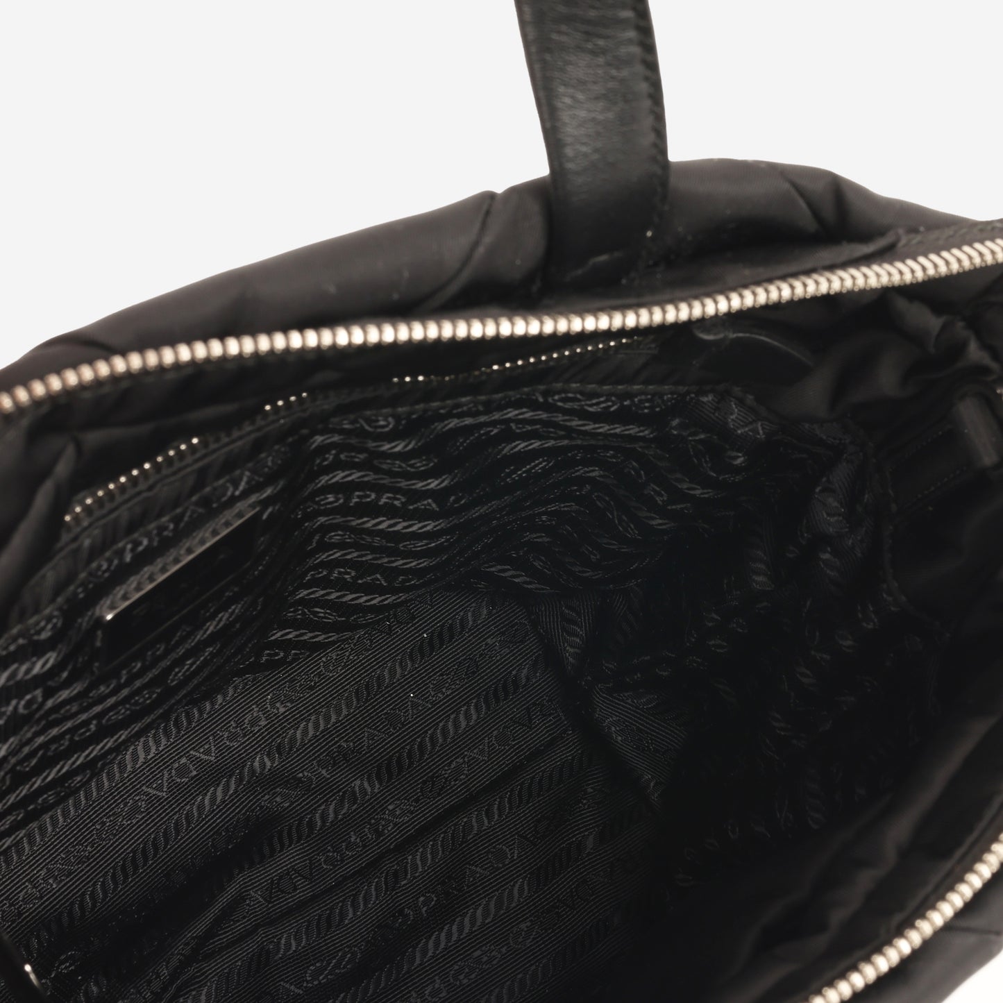 Prada - Re-Nylon Padded Tote - Black Nylon GHW