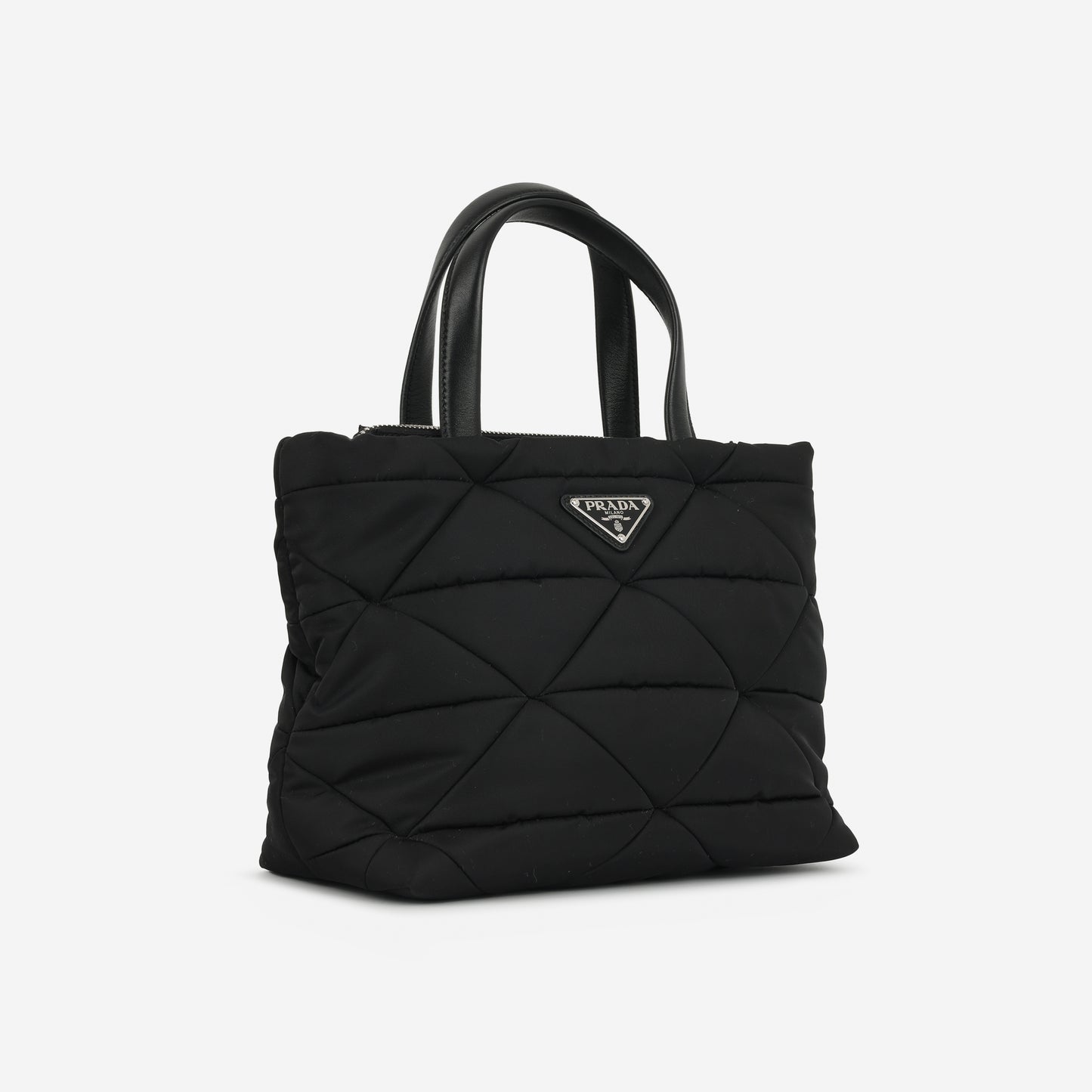 Prada - Re-Nylon Padded Tote - Black Nylon GHW