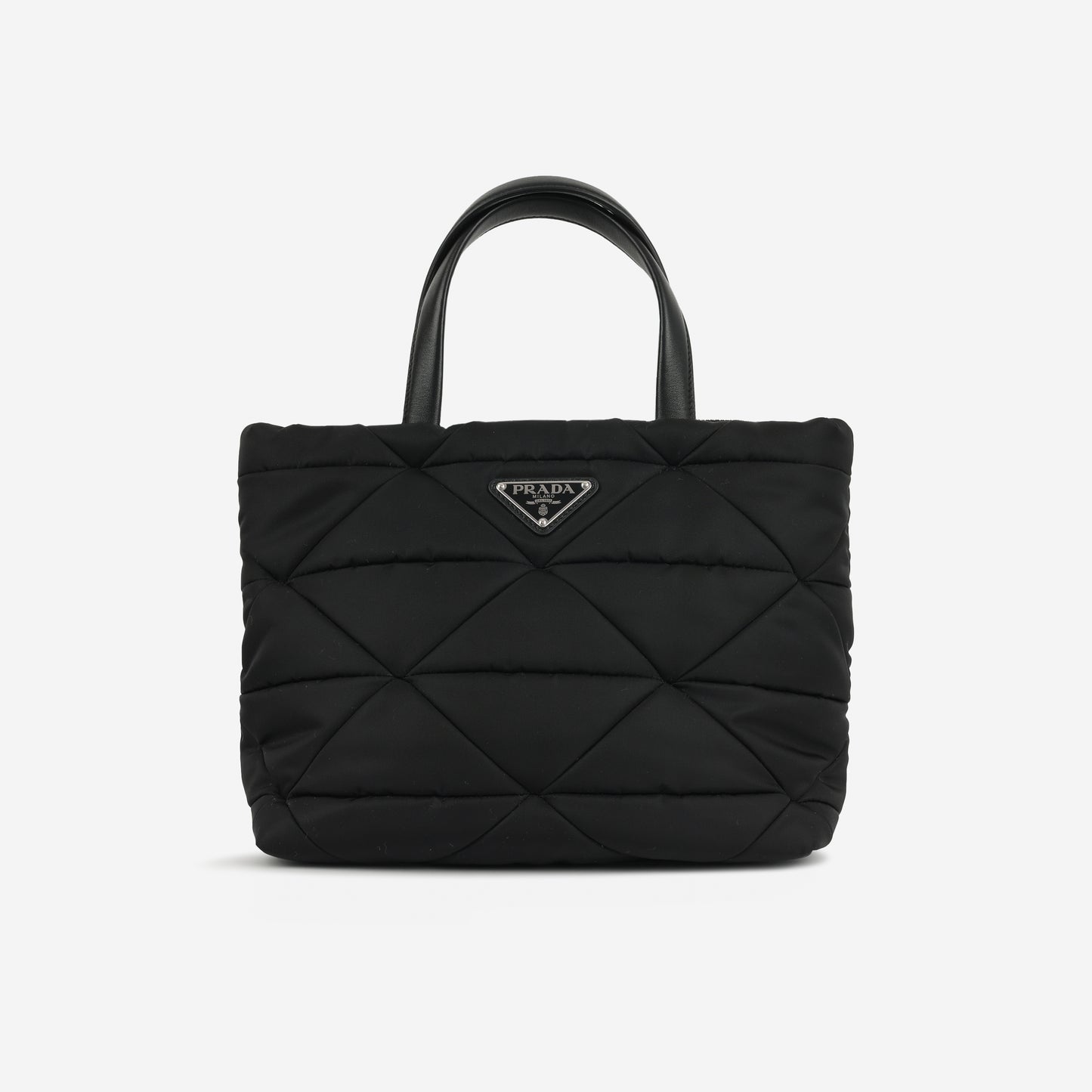 Prada - Re-Nylon Padded Tote - Black Nylon GHW