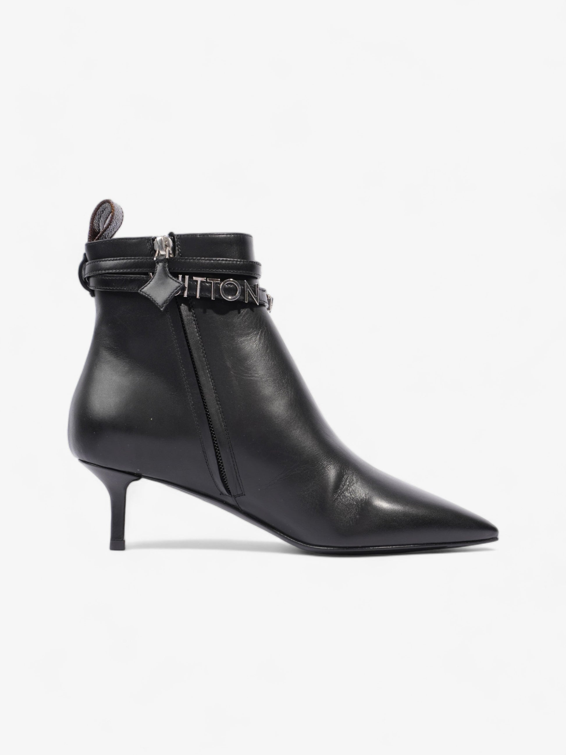 Louis Vuitton Call Back Ankle Boot 50 Black / Brown Monogram Leather EU 36 UK 3