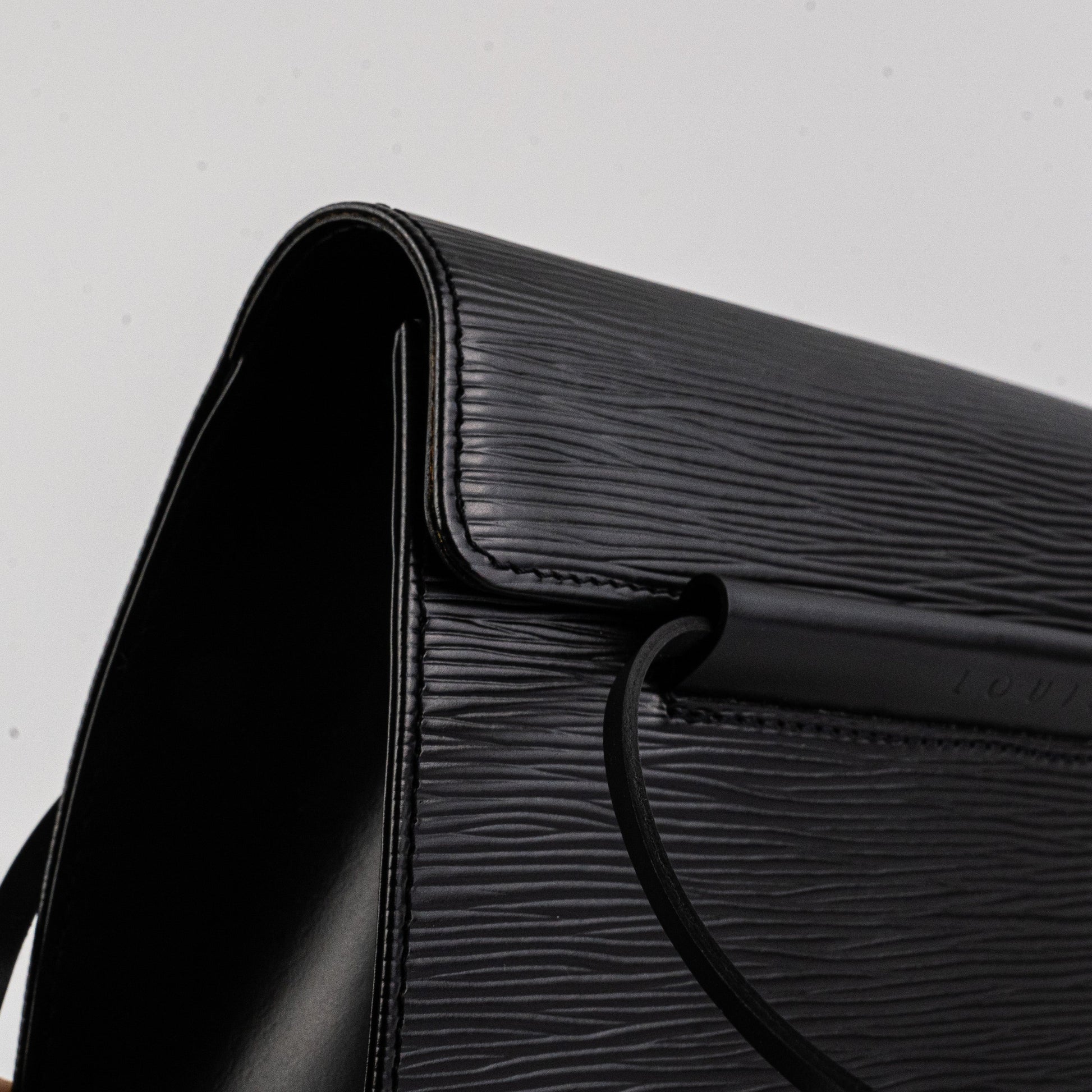 Louis Vuitton Dinard Black Epi Shoulder Bag