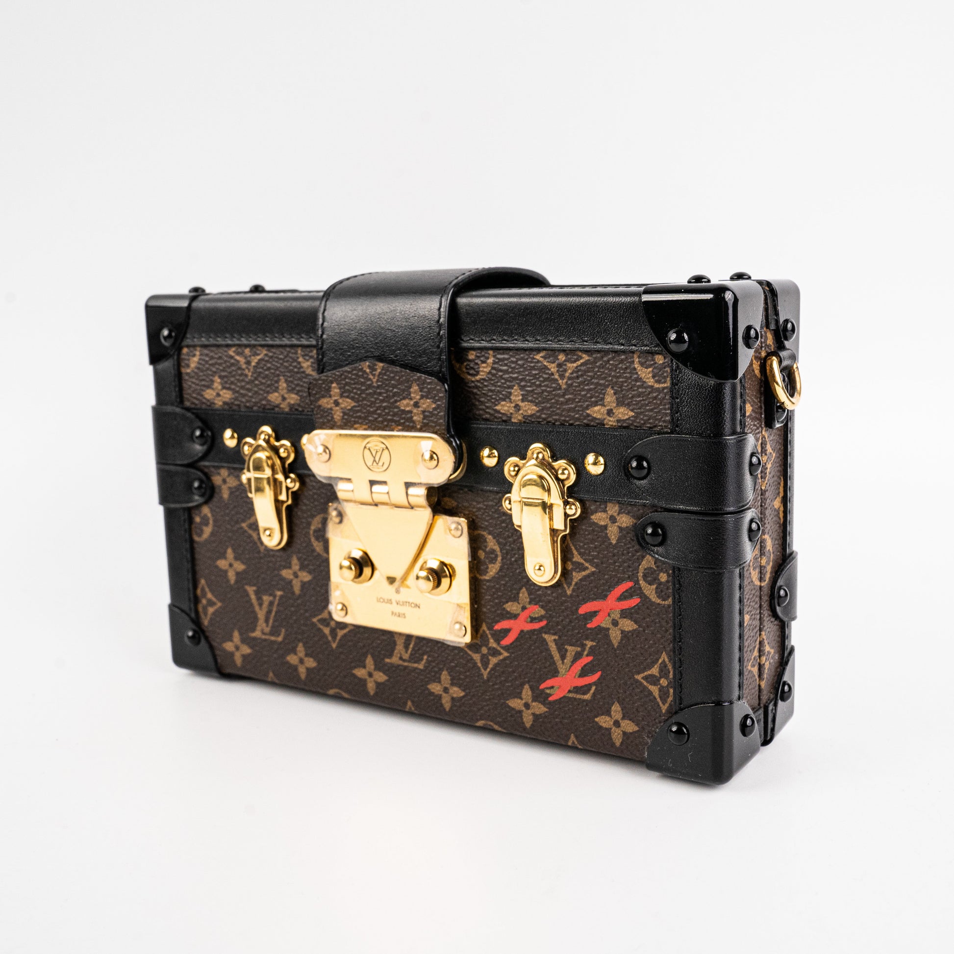 Louis Vuitton Petite Malle Monogram Clutch Bag