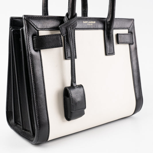 Saint Laurent Nano Sac de Jour Black/White
