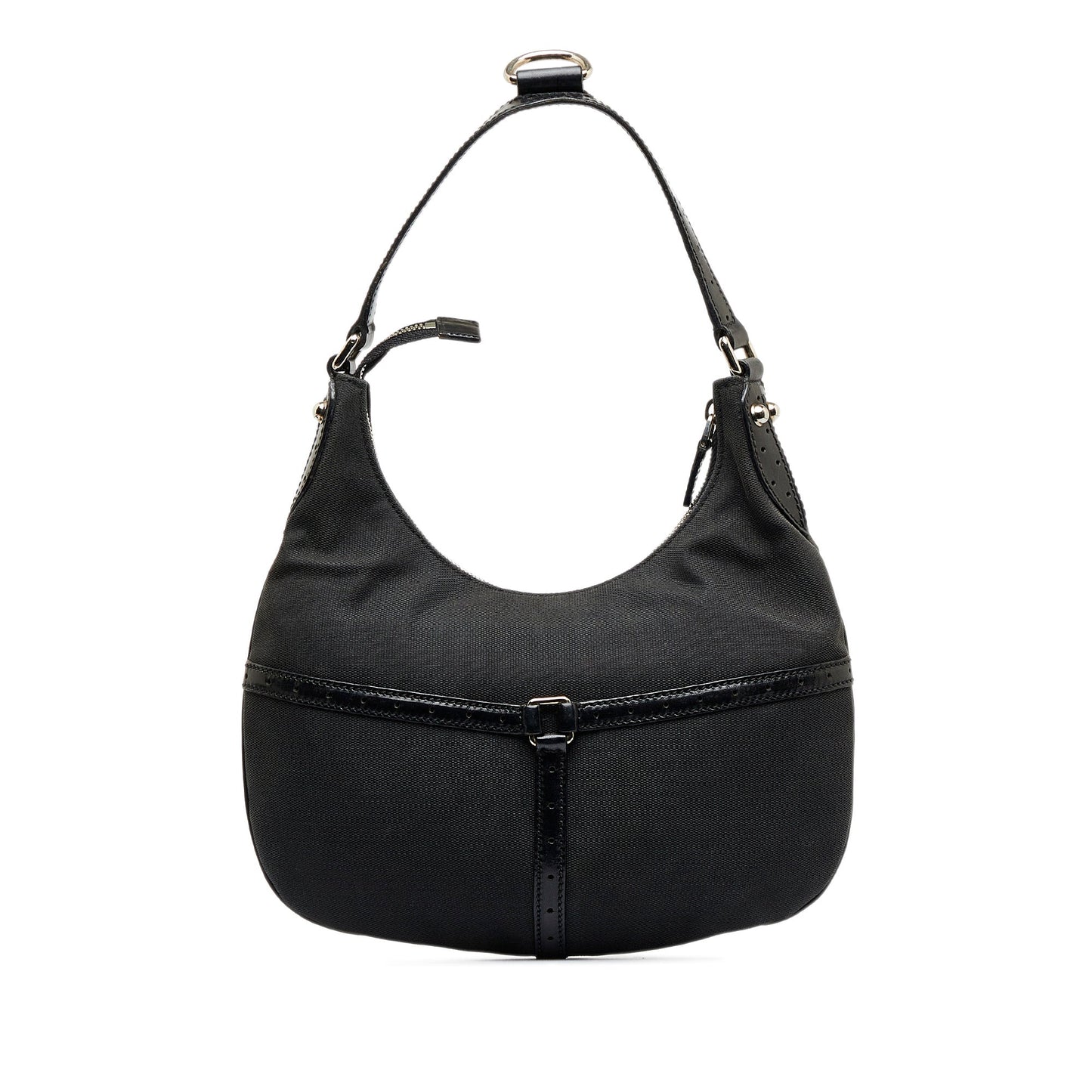 Gucci Leather Canvas Shoulder Bag