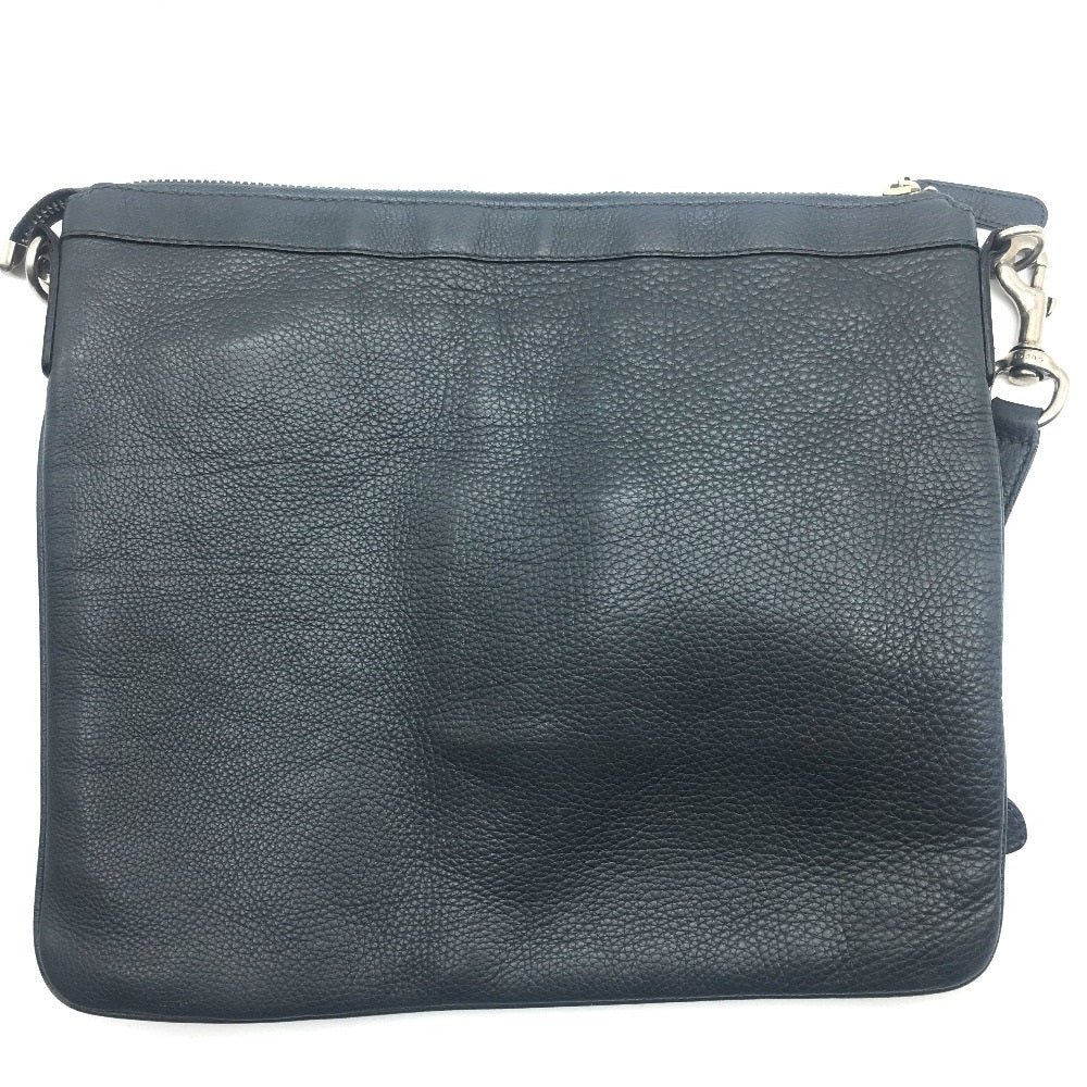 GUCCI Shoulder Bag 233329 leather Dark gray type No Gusset All Leather Leather Business A4 document storage mens
