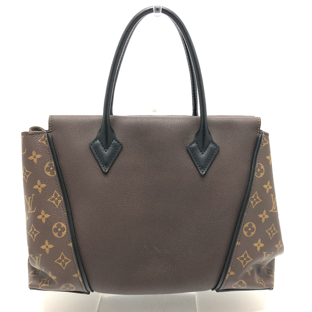 LOUIS VUITTON Handbag M41061 Monogram canvas, Cuir Orfevre leather Brown Monogram Tote W PM Women