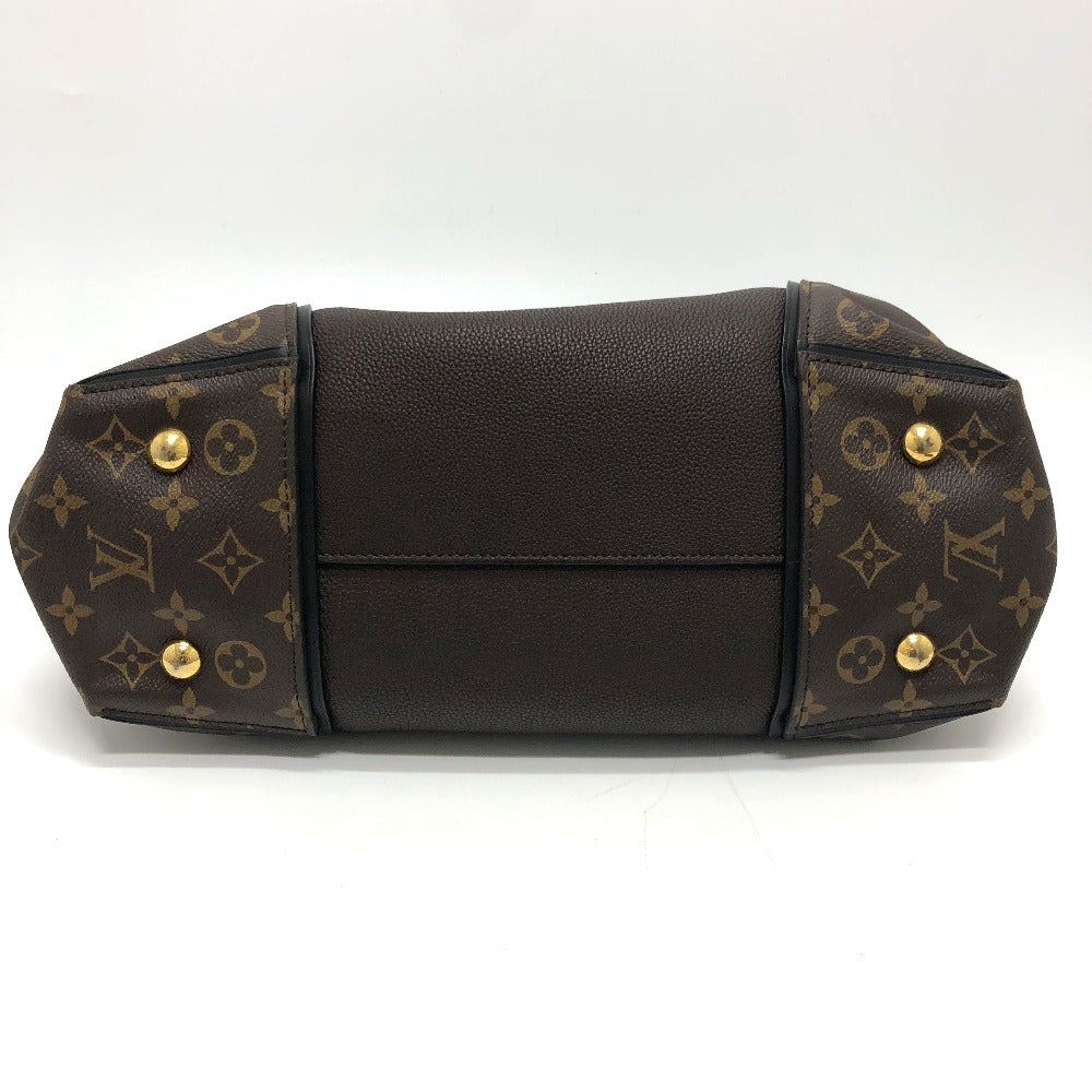 LOUIS VUITTON Handbag M41061 Monogram canvas, Cuir Orfevre leather Brown Monogram Tote W PM Women