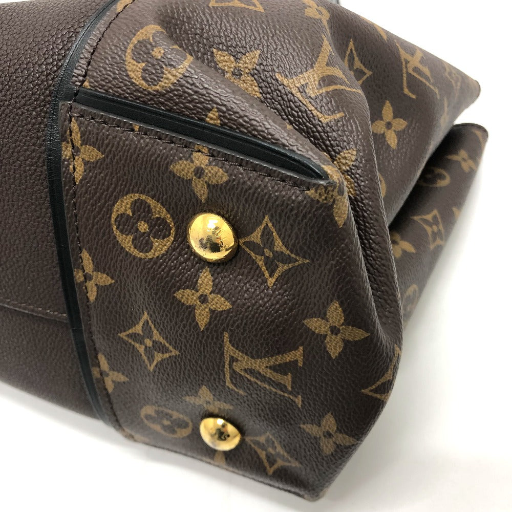 LOUIS VUITTON Handbag M41061 Monogram canvas, Cuir Orfevre leather Brown Monogram Tote W PM Women