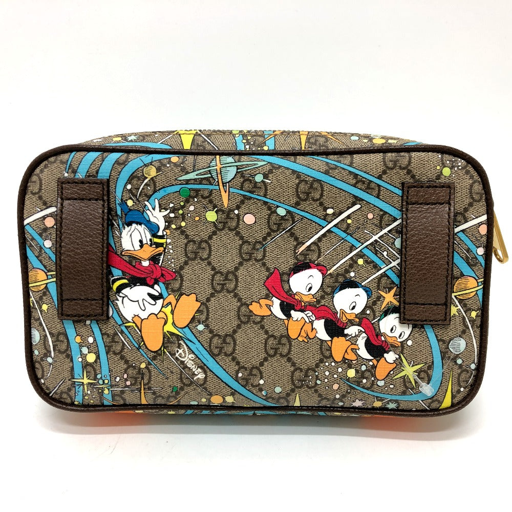 GUCCI Sling bag 602695 GG Supreme Canvas beige Disney collaboration donald Women Secondhand