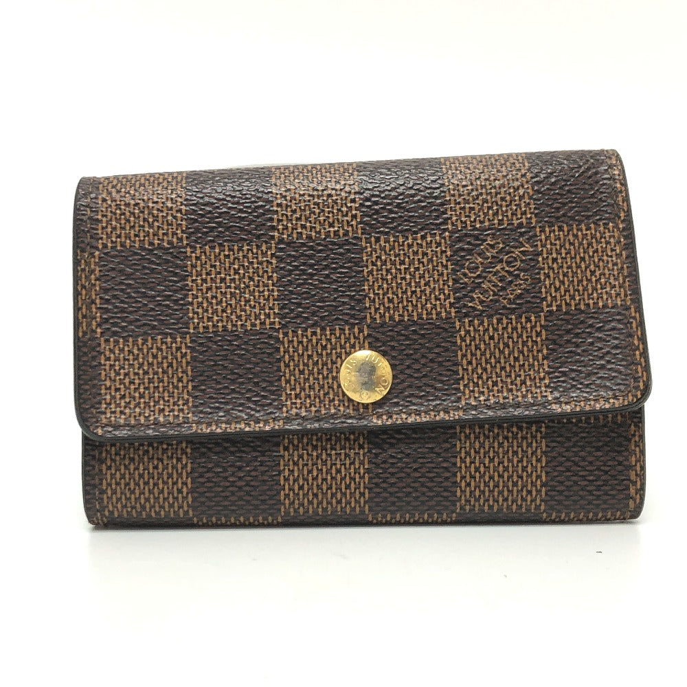 LOUIS VUITTON Key case Key holder Damier canvas Brown Damier Multicles6 unisex(Unisex)