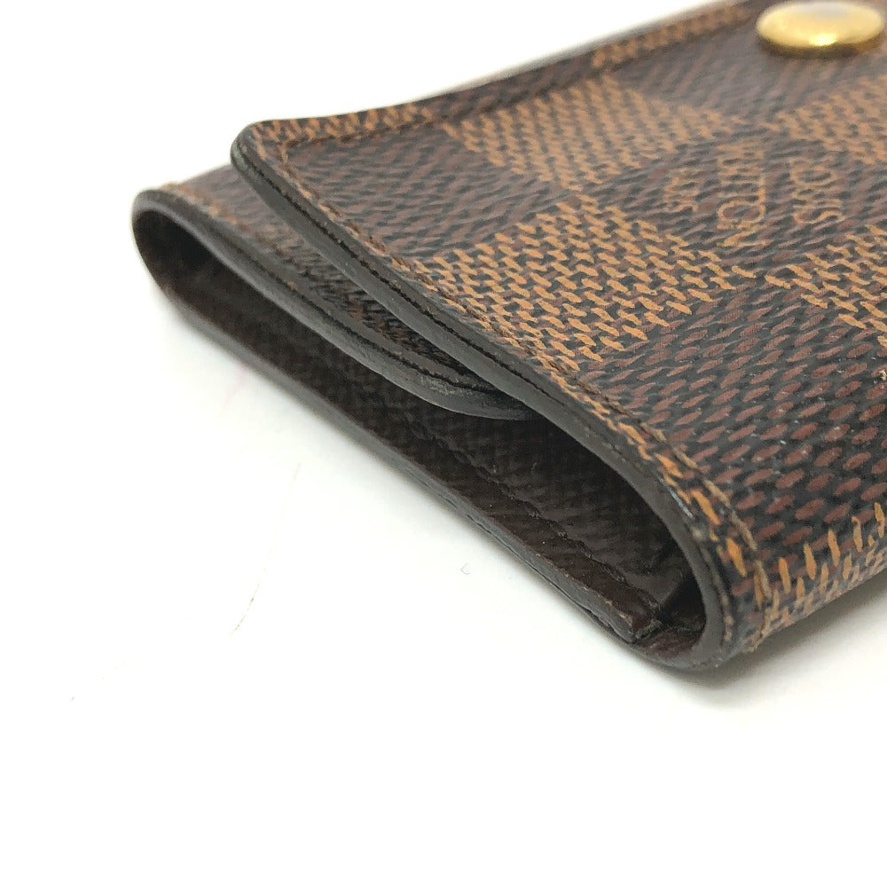 LOUIS VUITTON Key case Key holder Damier canvas Brown Damier Multicles6 unisex(Unisex)
