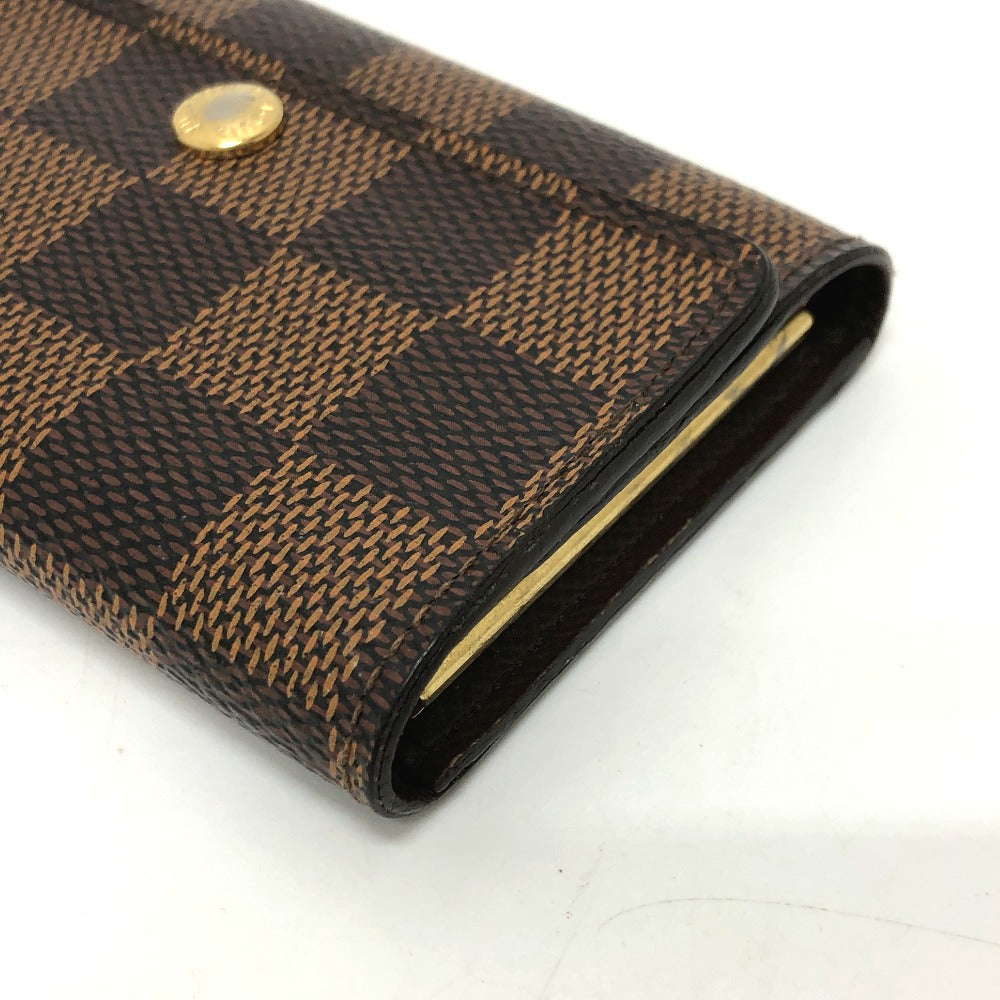 LOUIS VUITTON Key case Key holder Damier canvas Brown Damier Multicles6 unisex(Unisex)