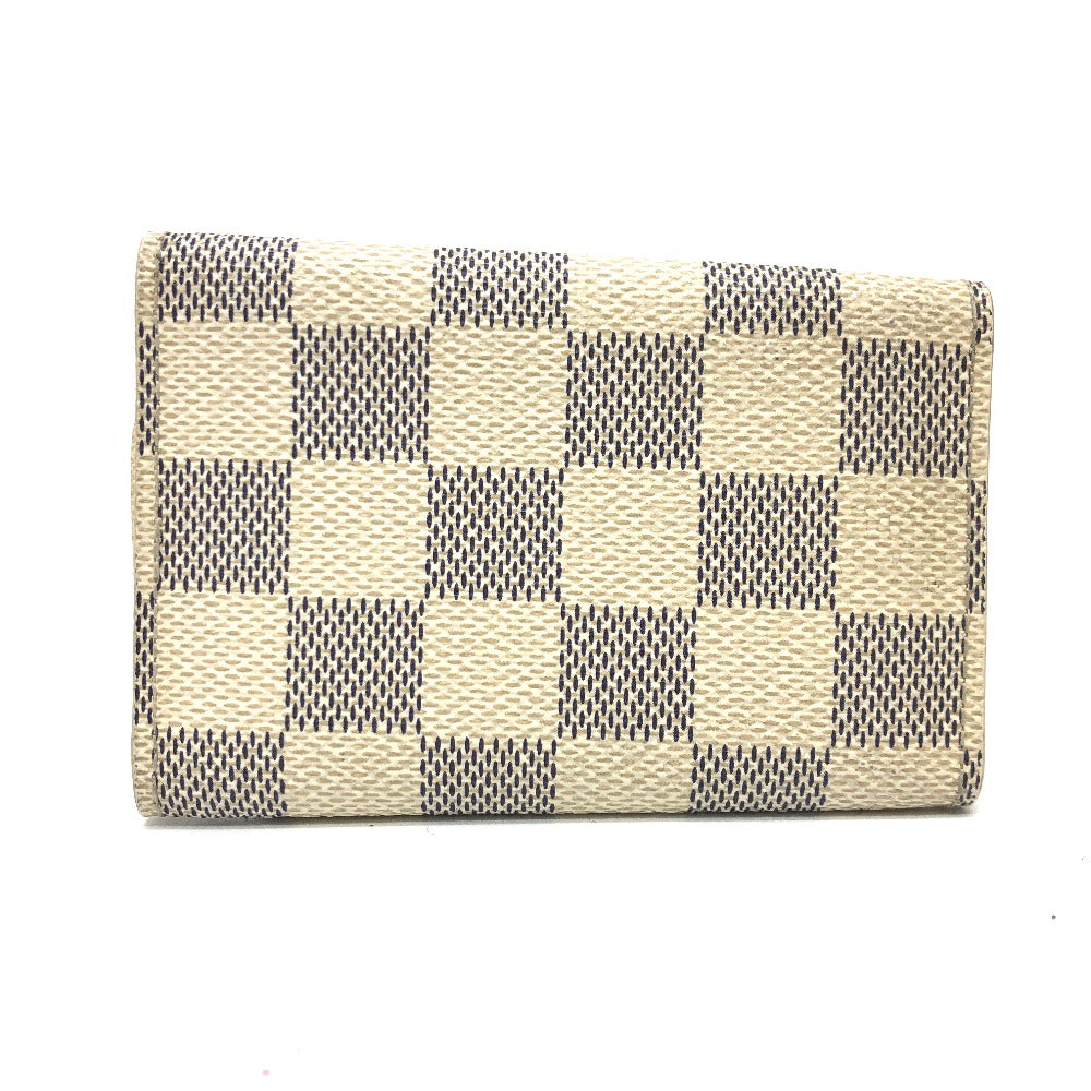 LOUIS VUITTON Key case Key holder Damier Azur Canvas white Damier Azur Multicles6 unisex(Unisex)