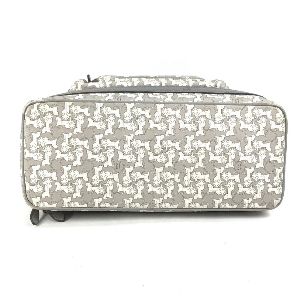 CELINE Shoulder Bag PVC / Leather gray Ai Tominaga collaboration Sulky Mothers bag Women