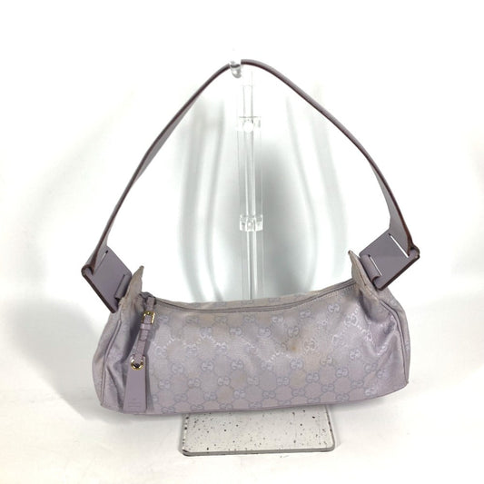 GUCCI Shoulder Bag 92697 GG canvas, leather Light purple GG Women