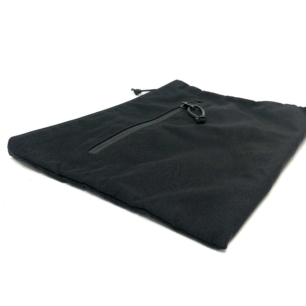 BALENCIAGA Clutch bag 459745 Nylon black SINNERS logo mens