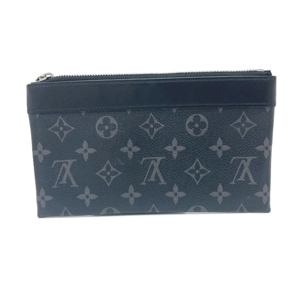 LOUIS VUITTON Pouch Monogram Eclipse Canvas black Pochette Discovery PM mens