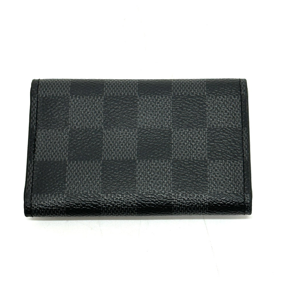 LOUIS VUITTON Key case Key holder Damier Grafitto Canvas black Multicles6 mens