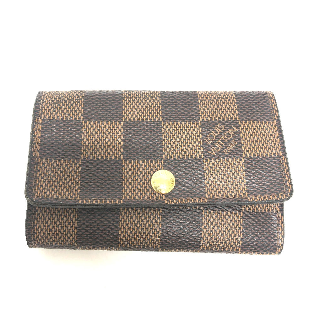 LOUIS VUITTON Key case Key holder Damier canvas Brown Multicles6 6-key case Key holder unisex(Unisex)