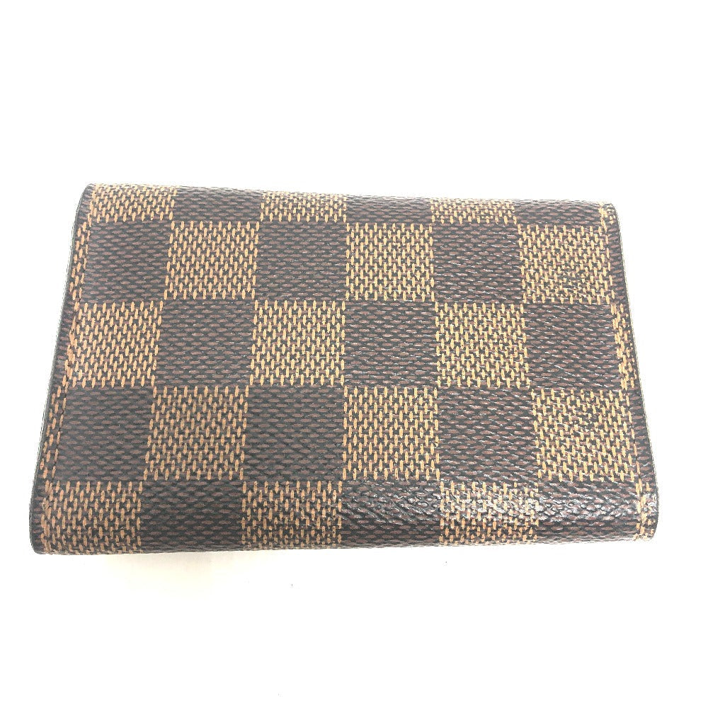 LOUIS VUITTON Key case Key holder Damier canvas Brown Multicles6 6-key case Key holder unisex(Unisex)