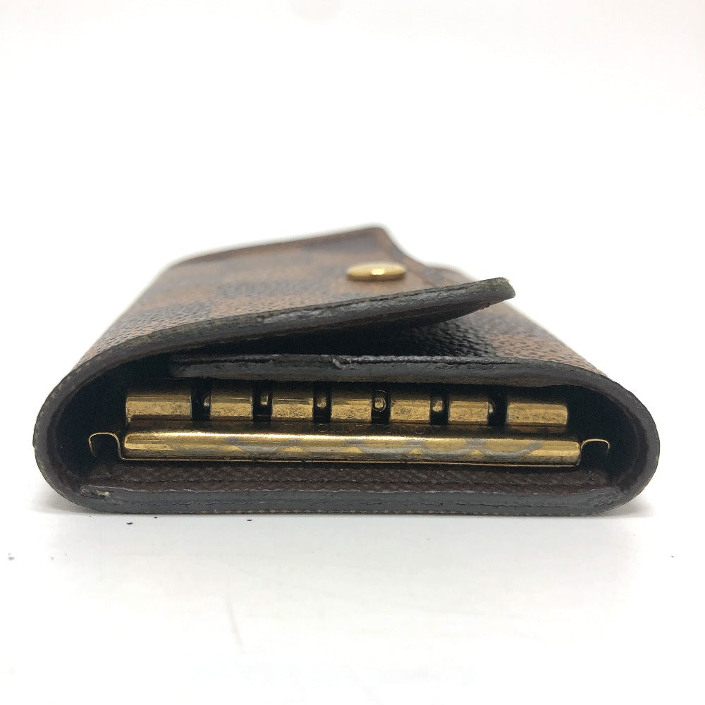 LOUIS VUITTON Key case Key holder Damier canvas Brown Multicles6 6-key case Key holder unisex(Unisex)