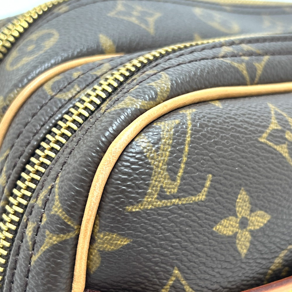 LOUIS VUITTON Shoulder Bag Monogram canvas Brown Reporter PM