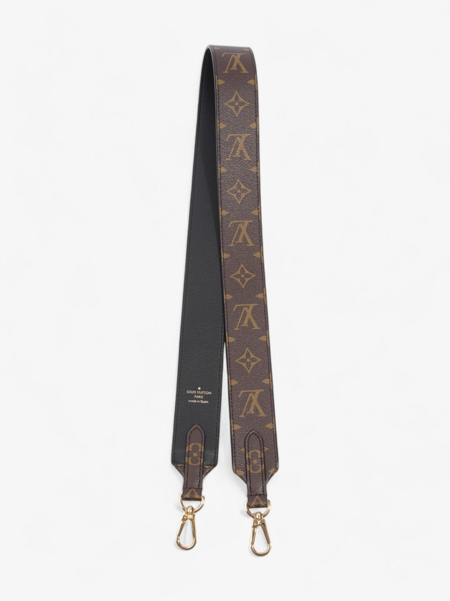 Louis Vuitton Bandouliere Bag Strap Monogram / Gold Canvas