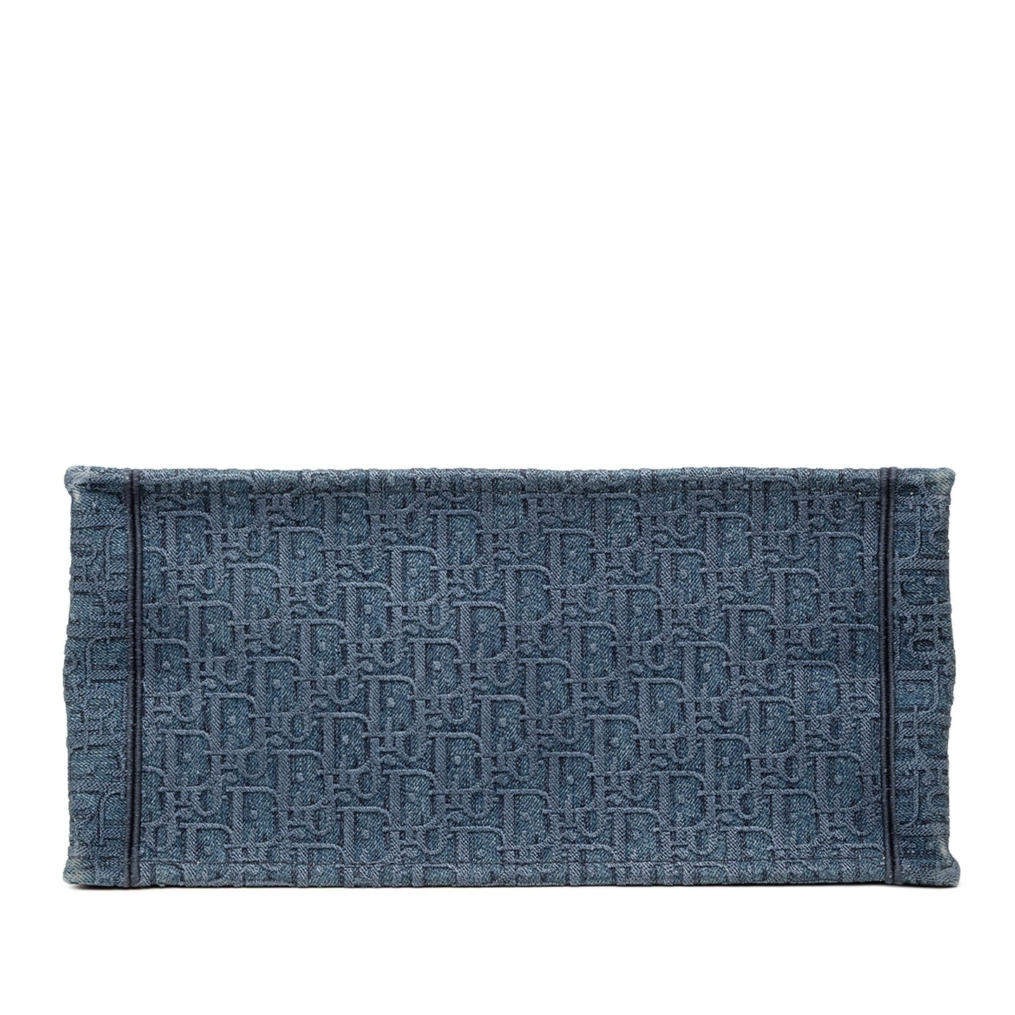 Blue Dior Medium Oblique Denim Book Tote