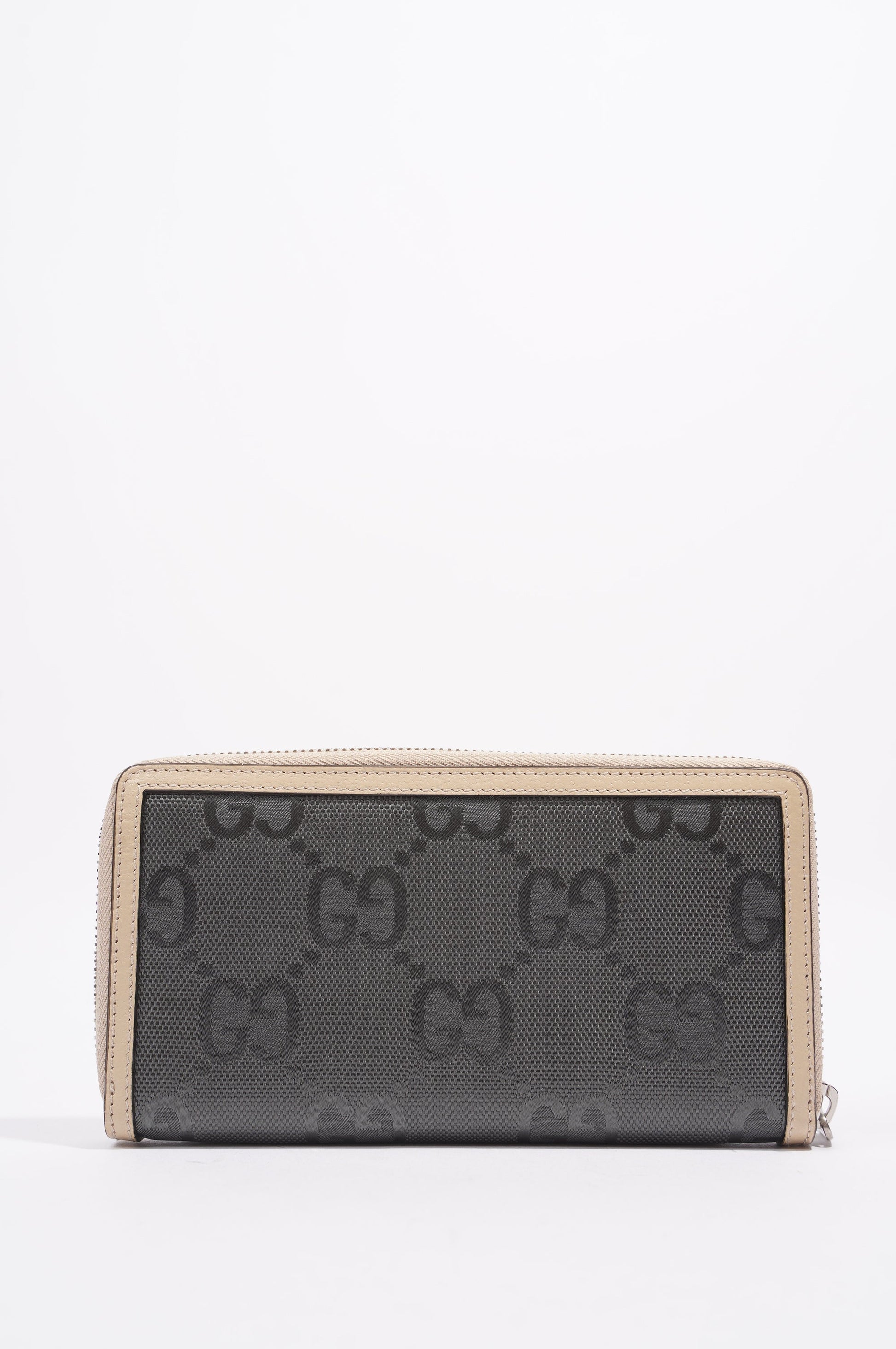 Gucci Off The Grid Long Wallet Black / Beige Canvas