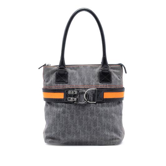 Blue Dior Diorissimo Trotter Denim Flight Tote
