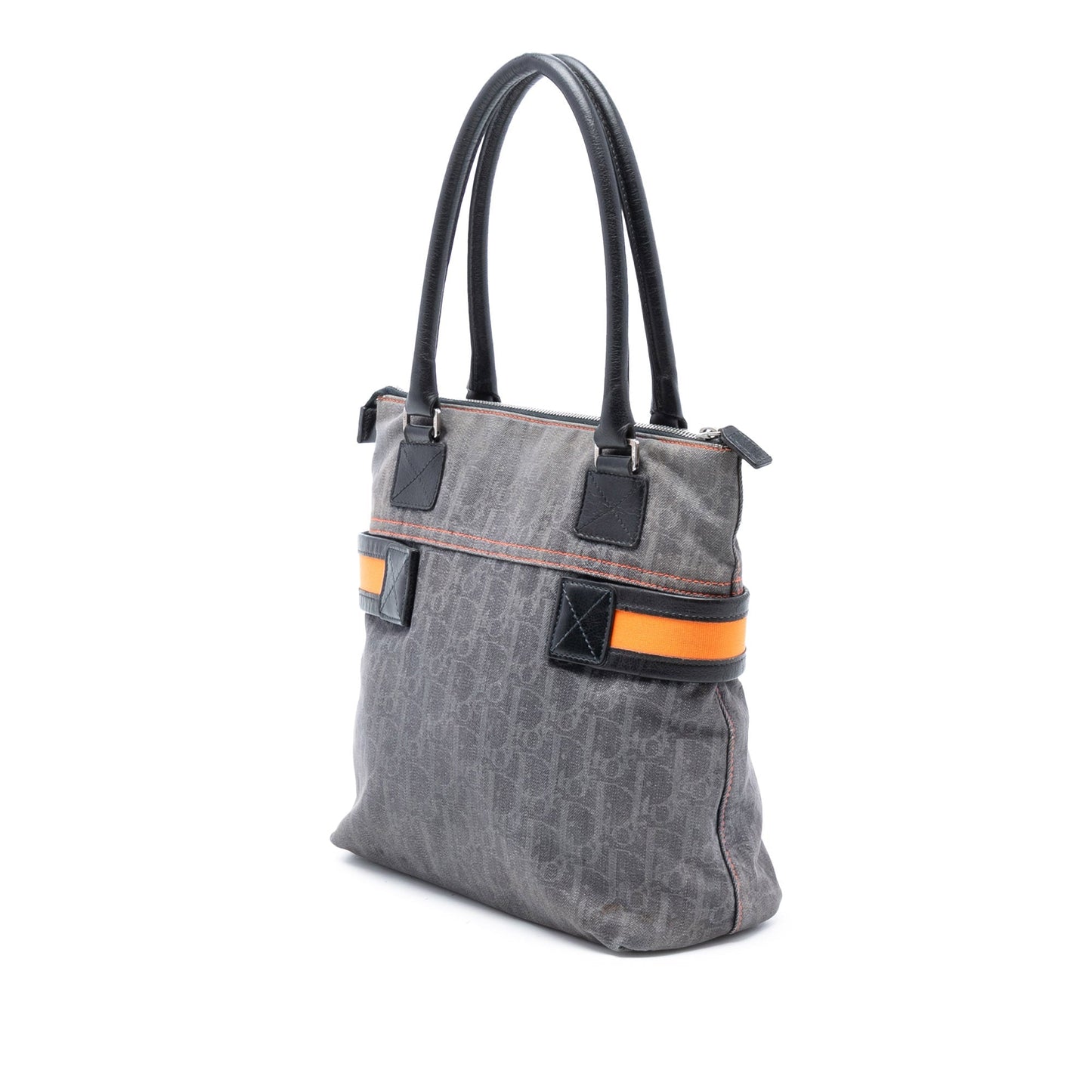 Blue Dior Diorissimo Trotter Denim Flight Tote
